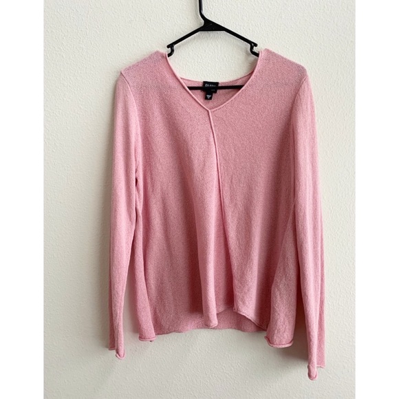 Eileen Fisher Sweaters - EILEEN FISHER pink sweater silk nylon medium